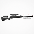 Norica Benning Carabina Táctica con Gas Power Piston y Visor 4x32 WR