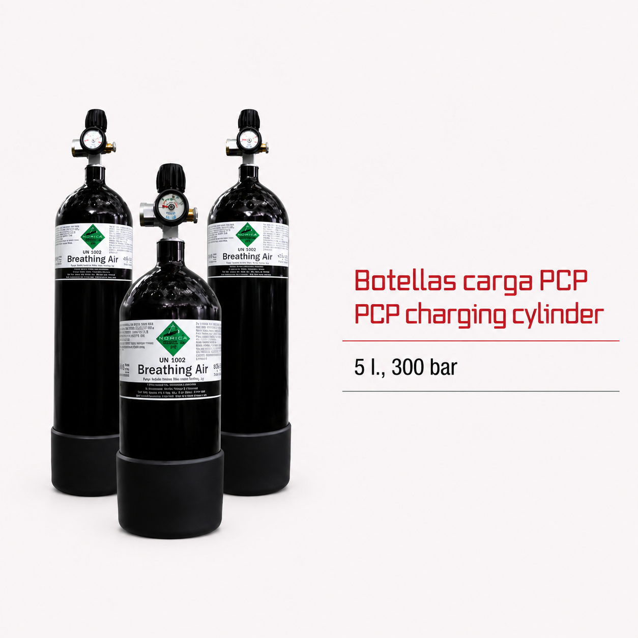Norica Botella de Carga PCP 5L 300 bar