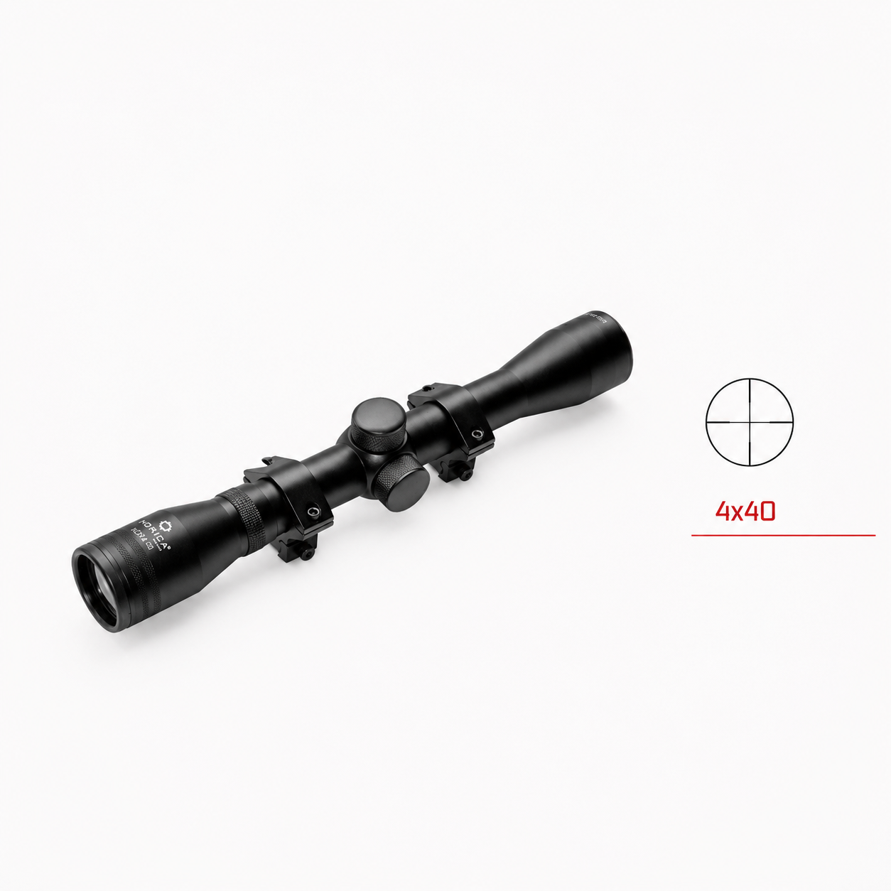 Norica Visor 4x40 con Anillas Montadas