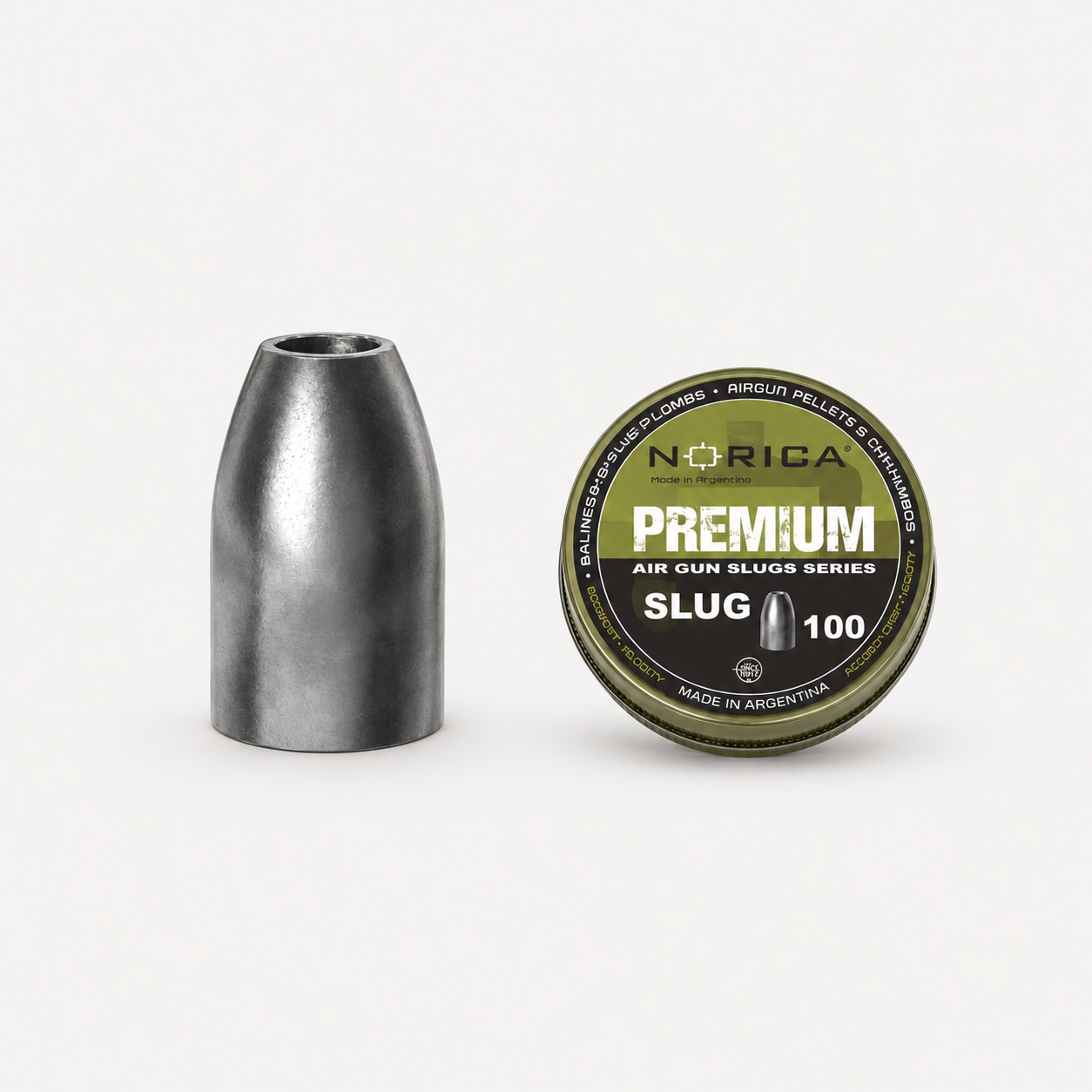 Norica Balines Premium Slug 100 uds Cal. 7,62mm