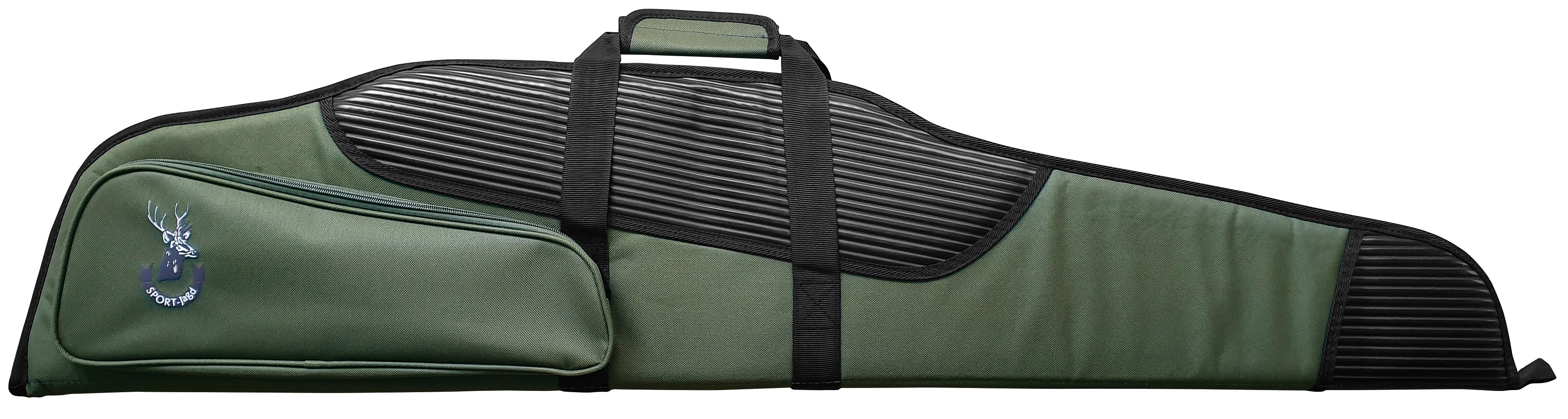 FUNDA PARA RIFLE CON VISOR ACOLCHADA VERDE CON REFUERZOS
