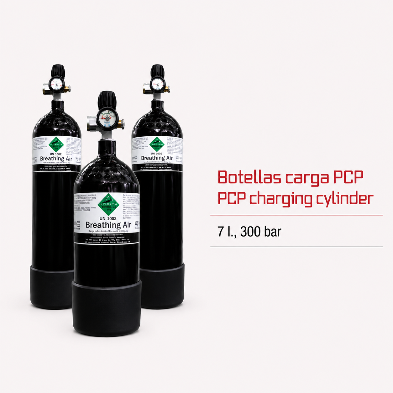 Norica Botella de Carga PCP 7L 300 bar