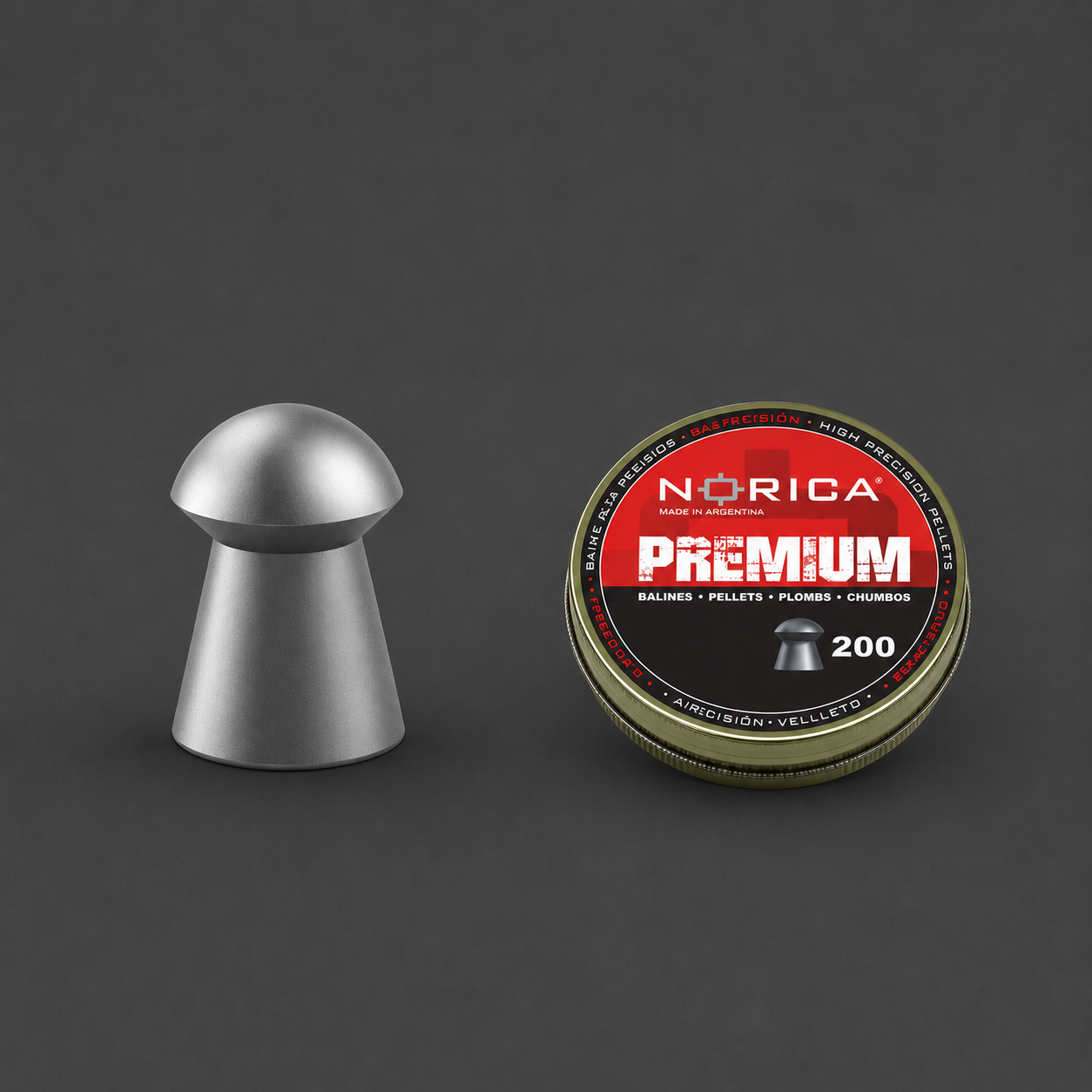 Norica Balines Premium Domed FT 200 uds Cal. 6,35mm