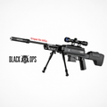 Black Ops Sniper Carabina Táctica con Gas Power Piston y Visor