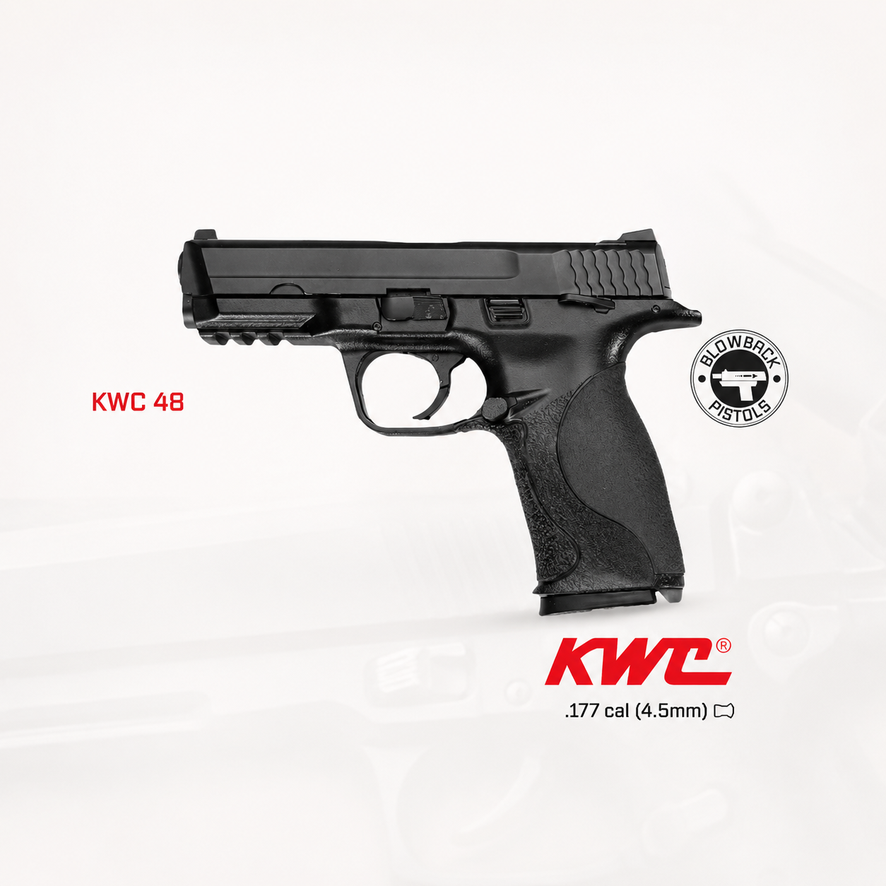KWC MOD. 48 Pistola CO2 4,5mm