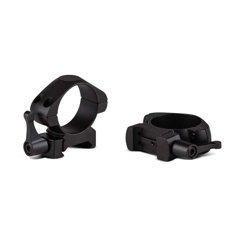 Anillas Konus STEEL QR - Bajas, Tubo 25,4mm, Carril 21mm